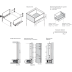 LEGRABOX TIP-ON carbon zwart hoogte F