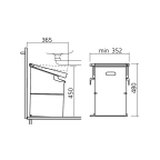 Abfallbehälter KIPP 35 L