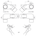 Coude d'angle orientable Q-Line