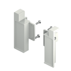 Frontbevestiging voor binnenlade METABOX hoogte 118 mm