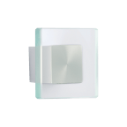 Knop glas vierkant