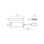Transformator voor dimmer 24 V - 50 W