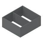 Vakindeling breedte 242 mm stalen ontwerp