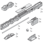 Set Junior 100/Z voor 1 deur