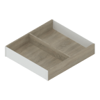 Boîte largeur 242 mm design bois