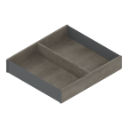 Boîte largeur 242 mm design bois