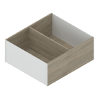 Rahmen, Breite 242 mm, Holzdesign