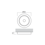 LED spot 12 V met geïntegreerde bewegingssensor