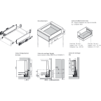 MERIVOBOX tiroir K gris orion mat