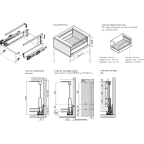MERIVOBOX tiroir E avec tube gris indium mat