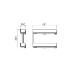 Ensemble coulissant étroit K-LINE