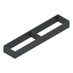 Cadre largeur 100 mm design acier