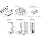 MERIVOBOX tiroir E avec tube gris orion mat