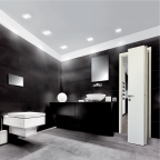 Ferrure pour porte pliante compacte 180°