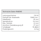 Einhandhobel EHL 65