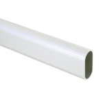 Tube ovale strié
