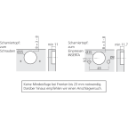 Scharnier CLIP top BLUMOTION 155° Eckanschlag, 0-Einsprung