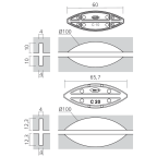 Transparante lamellen