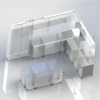 Angle passe-câbles
