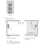 Frontbefestigungen AVENTOS HK-S