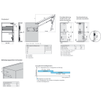 Kraftspeicher AVENTOS HF top mit Spanplattenschrauben