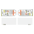 Set AVENTOS HKi gedeeltelijk geïntegreerd TIP-ON