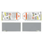 Set AVENTOS HKi gedeeltelijk geïntegreerd TIP-ON
