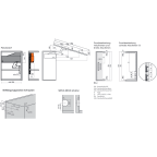 Kraftspeicher SERVO-DRIVE AVENTOS HS top mit Spanplattenschrauben