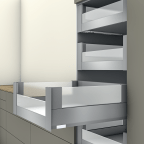 Binnenvoorraadlade E BOXCOVER met half glazen ladefront (H: 209 mm)