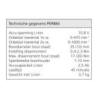 Draadloze schroefboormachine CXS Set