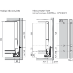 Standaardlade met BOXCOVER E (H: 209 mm)