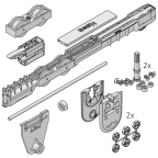 Garniture 1 porte Junior 100 GP