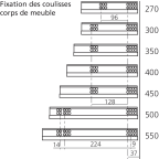 TANDEM 560H 30 kg avec BLUMOTION intégré