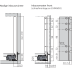 Standaardlade F (H: 257 mm)