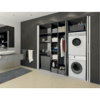 Garniture 1 porte bois Concepta 40/50 kg