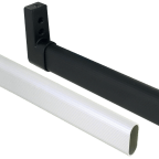 Tube ovale strié