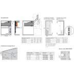 Réservoirs de force SERVO-DRIVE AVENTOS HL top fixation à visser