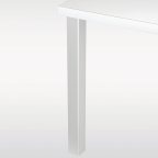Tischbein 60 mm, quadratisch