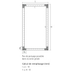 Cadre alu large PL1