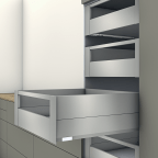 Binnenvoorraadlade E BOXCAP met ladefront reling (H:209 mm)