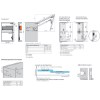 Kraftspeicher SERVO-DRIVE AVENTOS HF top mit Spanplattenschrauben