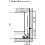 Binnenlade K (H: 144 mm)