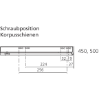 LEGRABOX TIP-ON Edelstahl Höhe N