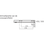 LEGRABOX TIP-ON inox hauteur N