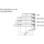Geleider MOVENTO 40 kg TIP-ON