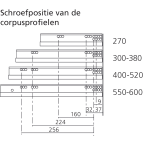 Geleider MOVENTO 40 kg TIP-ON
