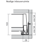 Binnenlade M (H: 106 mm)