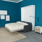 Sofabeschlag für ein versenkbares vertikales Bett