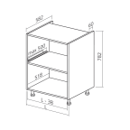 Caisson bas 780