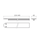 Wandanschlussprofil CYCLOS